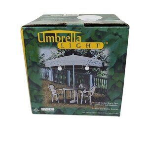 Tasco Patio Umbrella Outdoor Lights Hanging Light Bulb 360 Rotating Swivel Hook